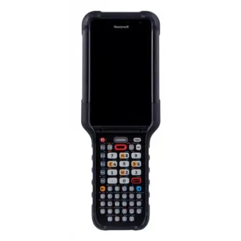 Computador móvel robusto Honeywell CK67 5G & Wi-Fi 6E, ecrã tátil de 4,3 polegadas, teclado numérico de 38 teclas com teclas de função, 8GB RAM, 128GB armazenamento, leitor laser vermelho FlexRangeXLR, câmara frontal e traseira, bateria padrão, GMS, IP65/IP68, Global