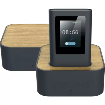Router Strong HOPI-5G-DM6 5G Wi-Fi 6 AX3000 Dualband, porta 2.5G, Nano SIM, Preto