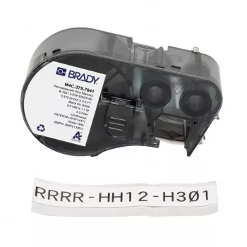 BRADY BMP41/BMP51/BMP53/M511 etiquetas de poliéster de baixo perfil, branco, 38,1 mm x 38,1 mm, 250 etiquetas/rolo