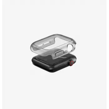 UNIQ Garde capa protetora para Apple Watch Series 7/8/9 45mm - cinzento-fumado