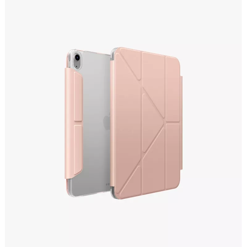 UNIQ Camden Click capa folio para iPad Air 11 polegadas (M2 2024/M3 2025/M4 2026) e iPad Air 10,9 polegadas (2022/2020) – cinzento-pedra