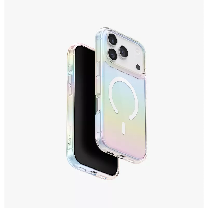 UNIQ Iridescia capa de carregamento Magclick para iPhone 17 Pro - quartzo meia-noite