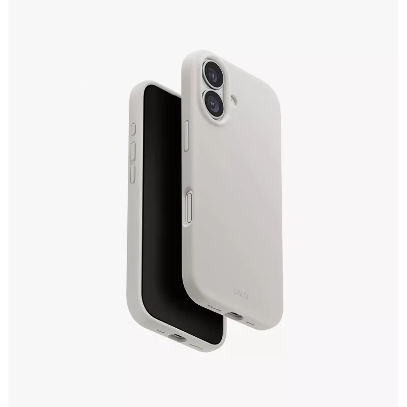 UNIQ Lino capa de carregamento Magclick para iPhone 17 - rosa