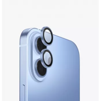 UNIQ Optix protetor de lente da câmara em alumínio com aplicador para Apple iPhone 17, azul