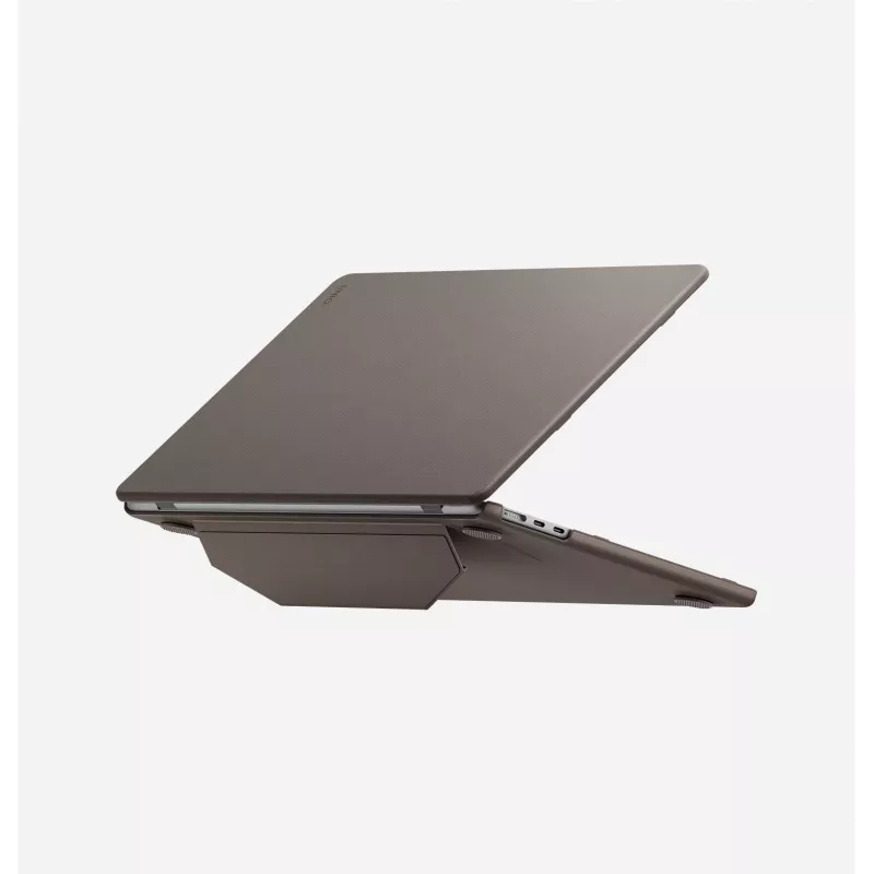 UNIQ Lyden Versa capa protetora estilo folio para MacBook Air 13 polegadas (M2 2022 / M3 2024 / M4 2025 / M5 2026) - amarelo