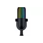 RAZER Seiren V3 Chroma microfone condensador USB com DSP de 32 bits e iluminação RGB - preto