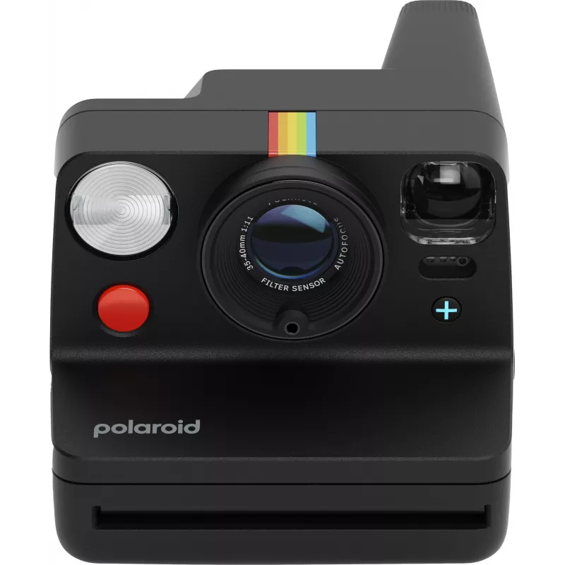 Polaroid Everything Box Now+ Gen 3 Preto Conjunto de câmara instantânea com 2x Color 600 Filme pacote duplo