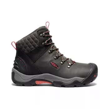 KEEN Senhora Revel III Botas de inverno impermeáveis, Preto/Rosa, 7.5