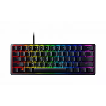 Teclado gaming optomecânico com fios Razer Huntsman Mini 60%, disposição nórdica, RGB, preto (RZ03-03391300-R3N1)