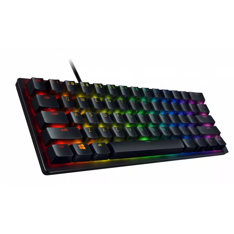 Razer Huntsman Mini 60% teclado gaming optomecânico com fios, disposição nórdica, RGB, preto (RZ03-03391300-R3N1)