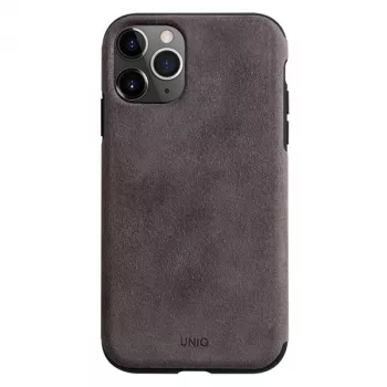 UNIQ Sueve capa para iPhone 11 Pro em silicone líquido, Taupe Warm Grey