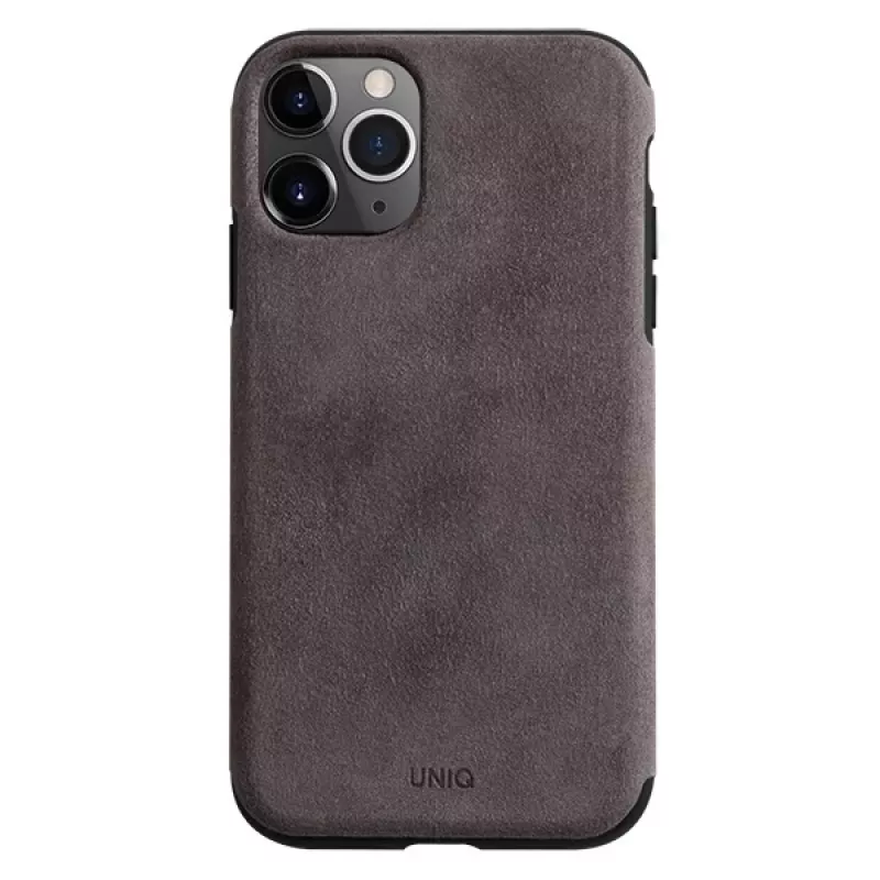 UNIQ Sueve capa para iPhone 11 Pro em silicone líquido, Taupe Warm Grey