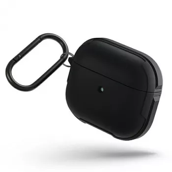 UNIQ Valencia capa antimicrobiana para Apple AirPods 3.ª geração - preto meia-noite