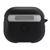 UNIQ Valencia capa antimicrobiana para Apple AirPods 3.ª geração - preto meia-noite