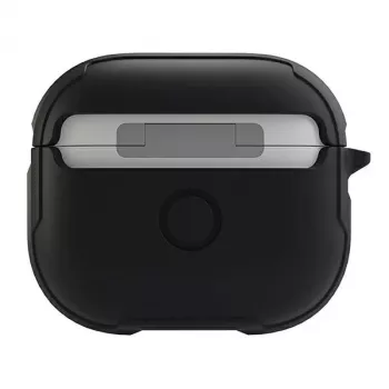 UNIQ Valencia capa antimicrobiana para Apple AirPods 3.ª geração - preto meia-noite