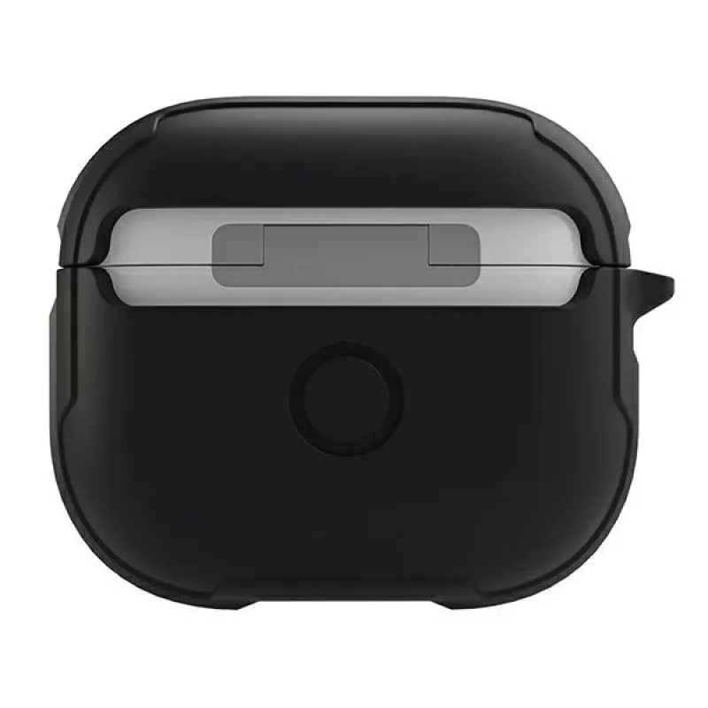 UNIQ Valencia capa antimicrobiana para Apple AirPods 3.ª geração - preto meia-noite
