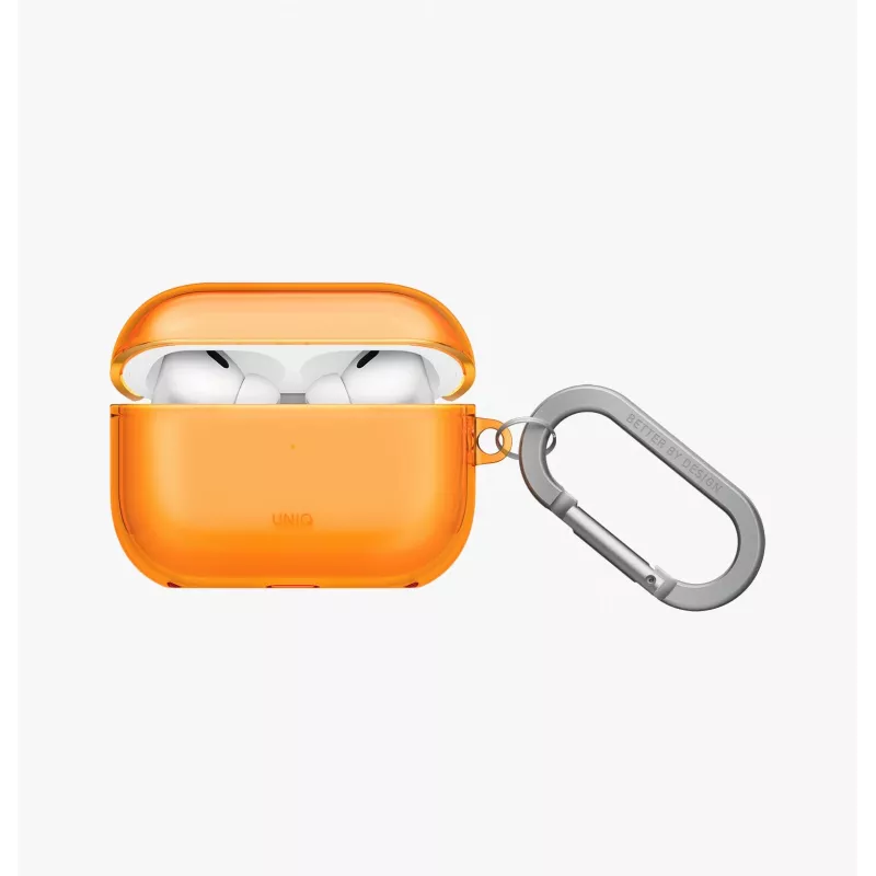 Capa UNIQ Glase para AirPods Pro 3, Laranja