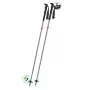 Bastões de trekking Komperdell FX Lite Ti Vario, Prateado/Laranja