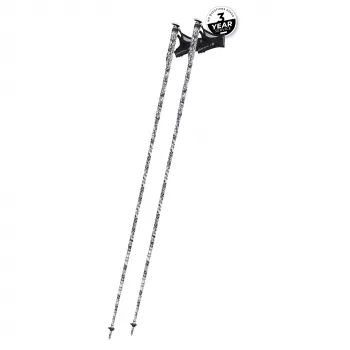 Komperdell Erlkönig FXP bastões de trail running dobráveis, 130 cm, 3 partes carbono ultraleve 14 mm, sistema FXP auto-desdobrável, punho Trail Pro Tape