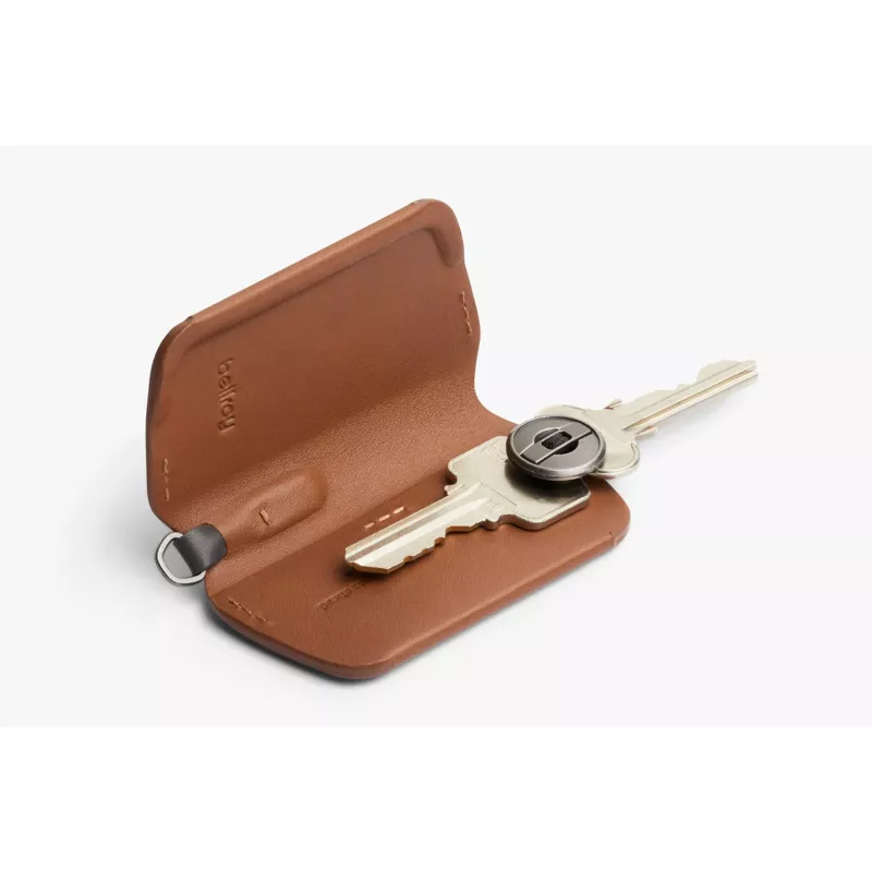 Organizador de chaves Bellroy Key Cover 3rd Edition pele caramelo