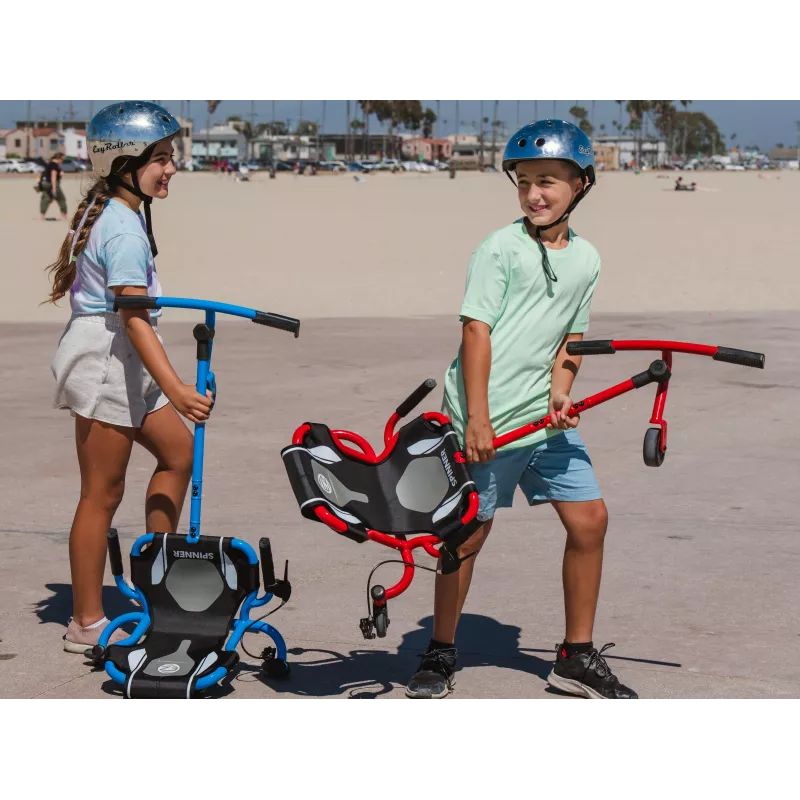 EzyRoller Spinner X rosa brinquedo ride-on giratório 360° para crianças dos 4 aos 12 anos