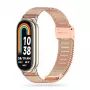 Tech-Protect MilaneseBand bracelete de aço inoxidável para Xiaomi Smart Band 8, ouro rosa