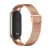 Tech-Protect MilaneseBand bracelete de aço inoxidável para Xiaomi Smart Band 8, ouro rosa