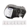 Conjunto de etiquetas de vinil autolaminado BRADY BMP51/BMP53/M511, 25,4 mm x 6,4 m, branco/transparente, B-499