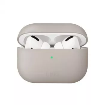 Capa de silicone UNIQ Lino para Apple AirPods Pro - bege ivory