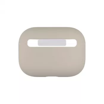 Capa de silicone UNIQ Lino para Apple AirPods Pro - bege ivory
