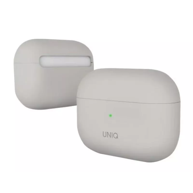 Capa de silicone UNIQ Lino para Apple AirPods Pro - bege ivory