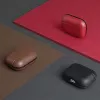 Capa em pele genuína UNIQ Terra para Apple AirPods Pro – verde-oliva
