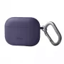 Capa de silicone UNIQ Nexo com ganchos para as orelhas para Apple AirPods Pro 2.ª geração (2022/2023) - violeta figo