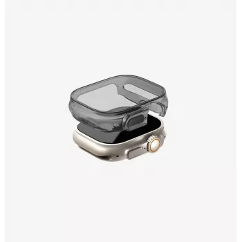 Capa de proteção UNIQ Garde para Apple Watch Ultra / Ultra 2 / Ultra 3 (49 mm) – cinzento fumado