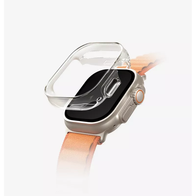 Capa de proteção UNIQ Garde para Apple Watch Ultra / Ultra 2 / Ultra 3 (49 mm) – cinzento fumado