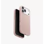 Capa de carregamento UNIQ Lino MagClick para iPhone 17 Pro Max - rosa
