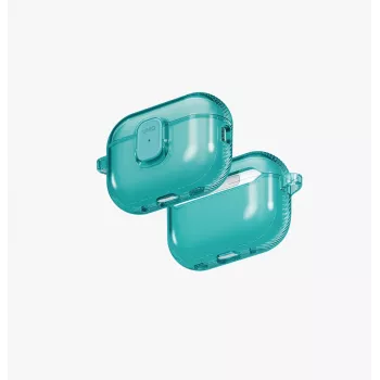 Capa UNIQ Glase Pro Lock para AirPods Pro 3, Turquesa