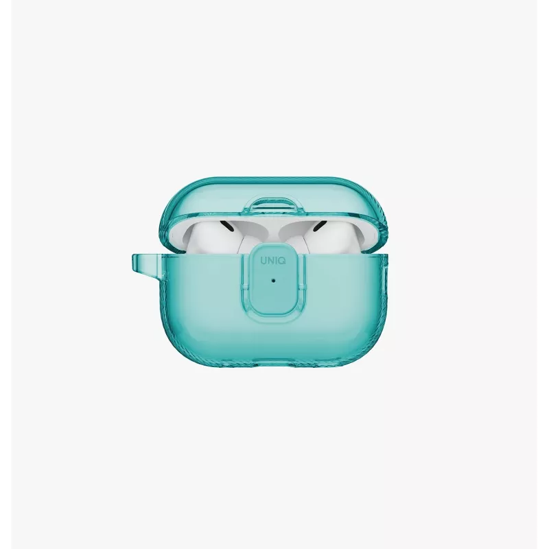 Capa UNIQ Glase Pro Lock para AirPods Pro 3, Turquesa