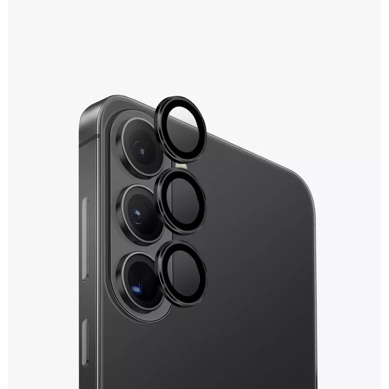 Proteção de alumínio para lente da câmara UNIQ Optix para Samsung Galaxy S26 / S26+ - prateada