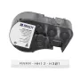 Marcadores de cabos de vinil autolaminados Brady M4C-250-7641 para BMP51/BMP53, 38,1 mm x 19,05 mm, branco/transparente, rolo de 6,4 m