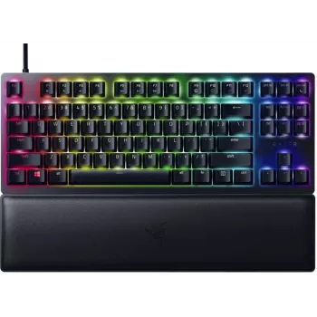 Razer Huntsman V2 Tenkeyless teclado gaming ótico com fios, switches Linear Red, disposição nórdica, RGB (RZ03-03940700-R3N1)