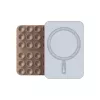 Suporte de ventosa Skinarma Stax MagSafe para automóvel, painel de instrumentos e para-brisas, champanhe