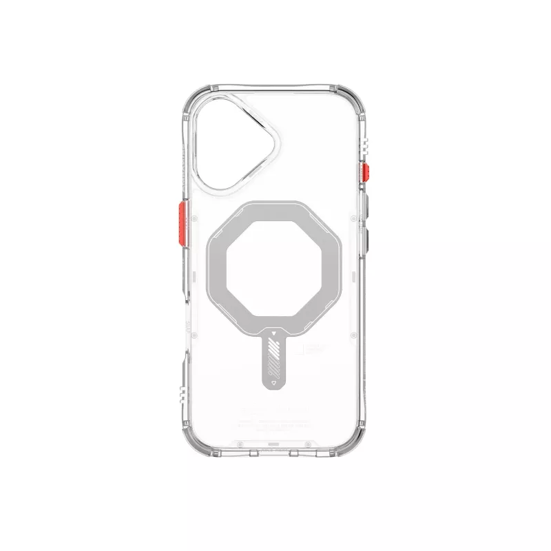 Capa de carregamento magnética Skinarma Saido para iPhone 17 - transparente