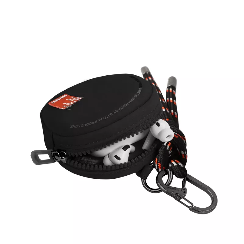 Bolsa com mosquetão Skinarma Jax preto