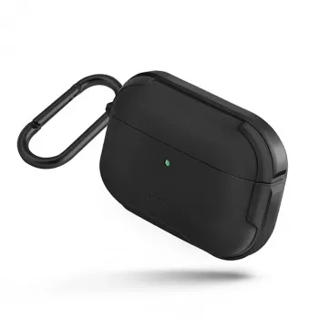 Capa antibacteriana UNIQ Valencia para AirPods Pro – preto meia-noite
