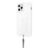 Capa antimicrobiana UNIQ Heldro para iPhone 12/12 Pro 6,1 polegadas Natural Frost