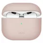 Capa de silicone UNIQ Lino para Apple AirPods 3.ª geração - rosa blush
