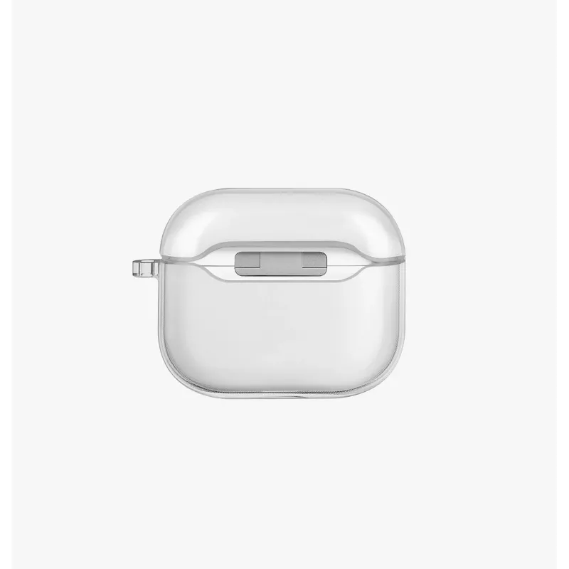 Capa UNIQ Glase para Apple AirPods 4 cinzento fumado brilhante