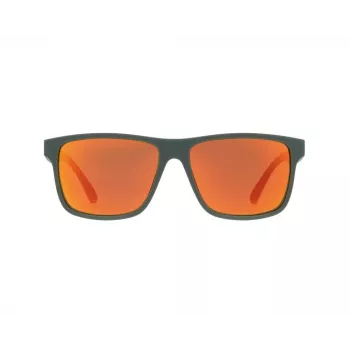 Óculos de sol polarizados Red Bull Spect Maze - Verde mate/Castanho/Vermelho CAT3