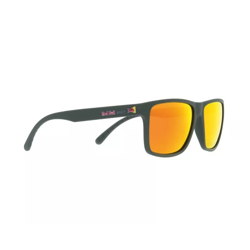 Óculos de sol polarizados Red Bull Spect Maze - Verde mate/Castanho/Vermelho CAT3